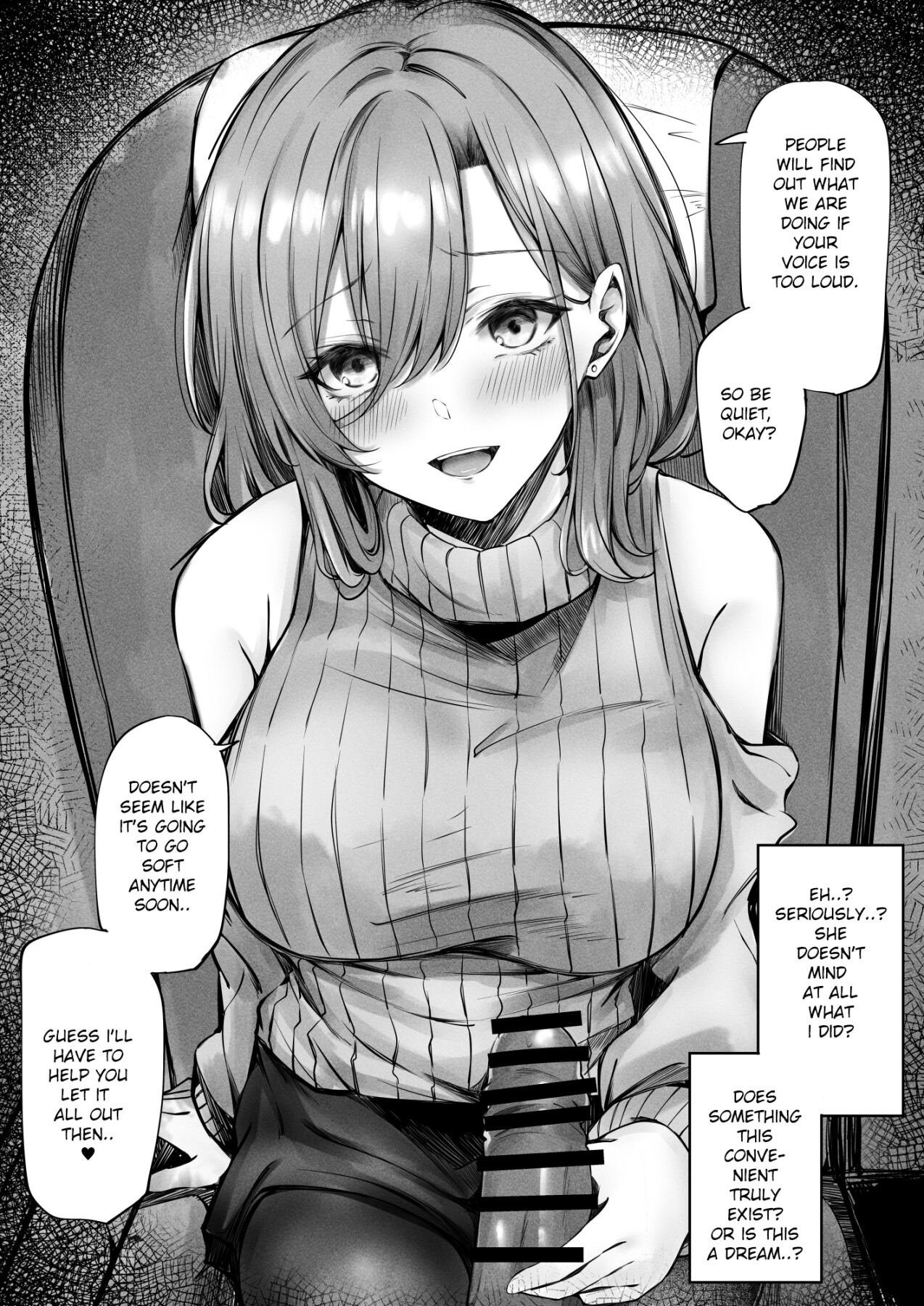 Hentai Manga Comic-The Lady Next To Me Was Too Lewd I Masturbated And She Secretly Helped Me Out-Read-10